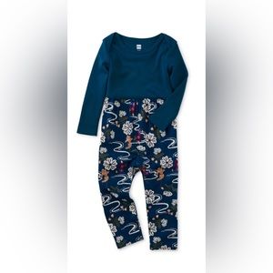 Tea Print Mix Romper 6-9 Months